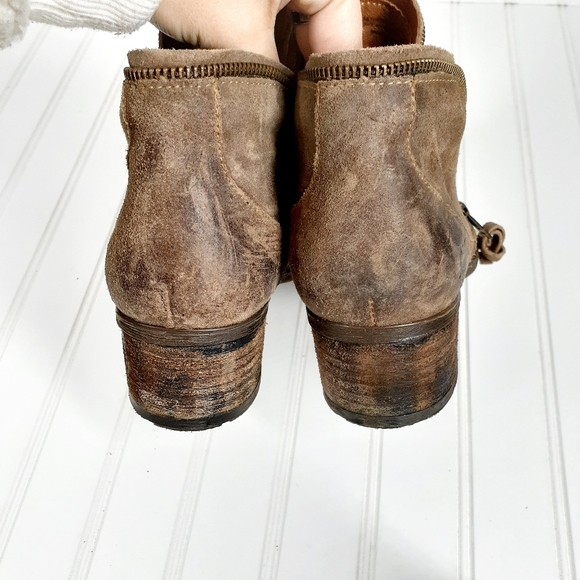 Born Montoro Suede Distressed Booties - Picture 9 of 14